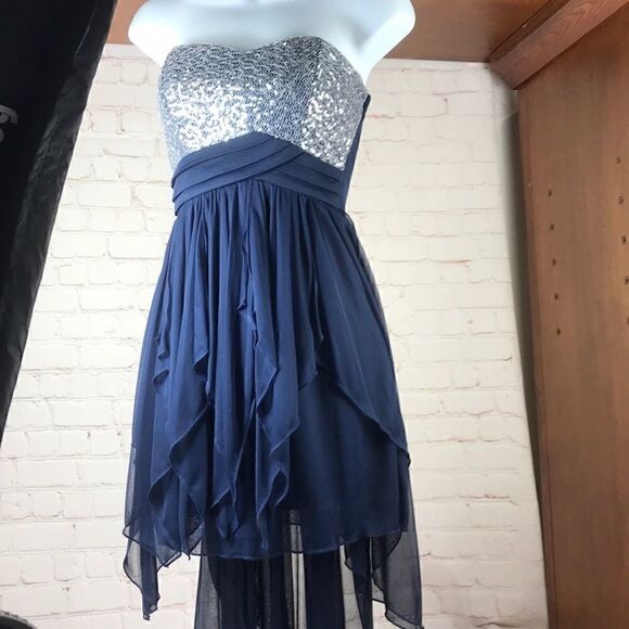 My Michelle sequin strapless handkerchief … - Picture 4 of 16